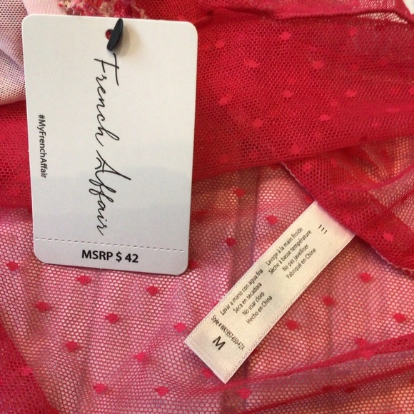 French Affair Azalea Babydoll Nightie & Panty Set - Picture 6 of 9